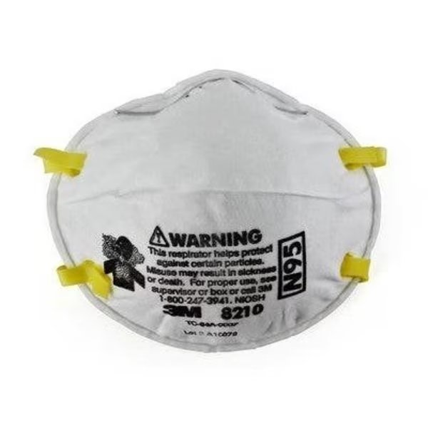 8210 N95 Particulate Respirators, 20Dispenser, 20PK, 3M, Mfr#: 50051138464573